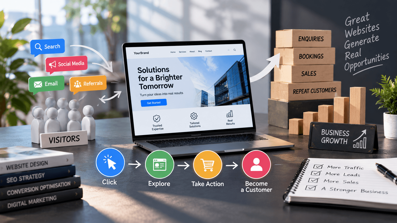 How websites really generate sales
