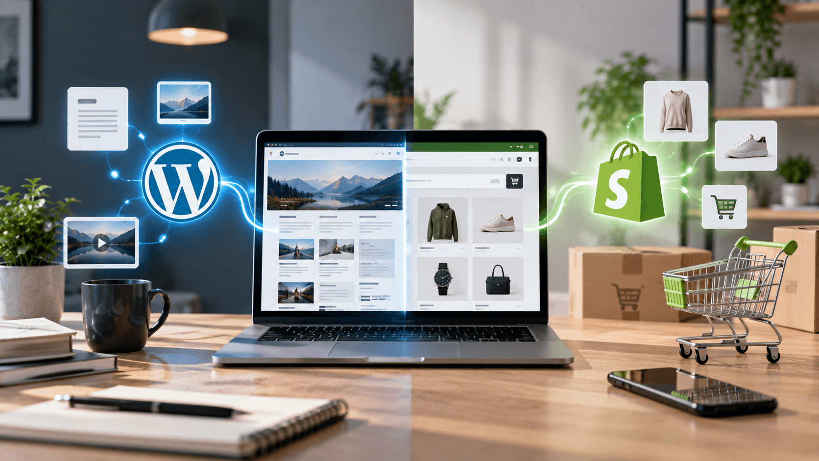 WordPress with Shopify