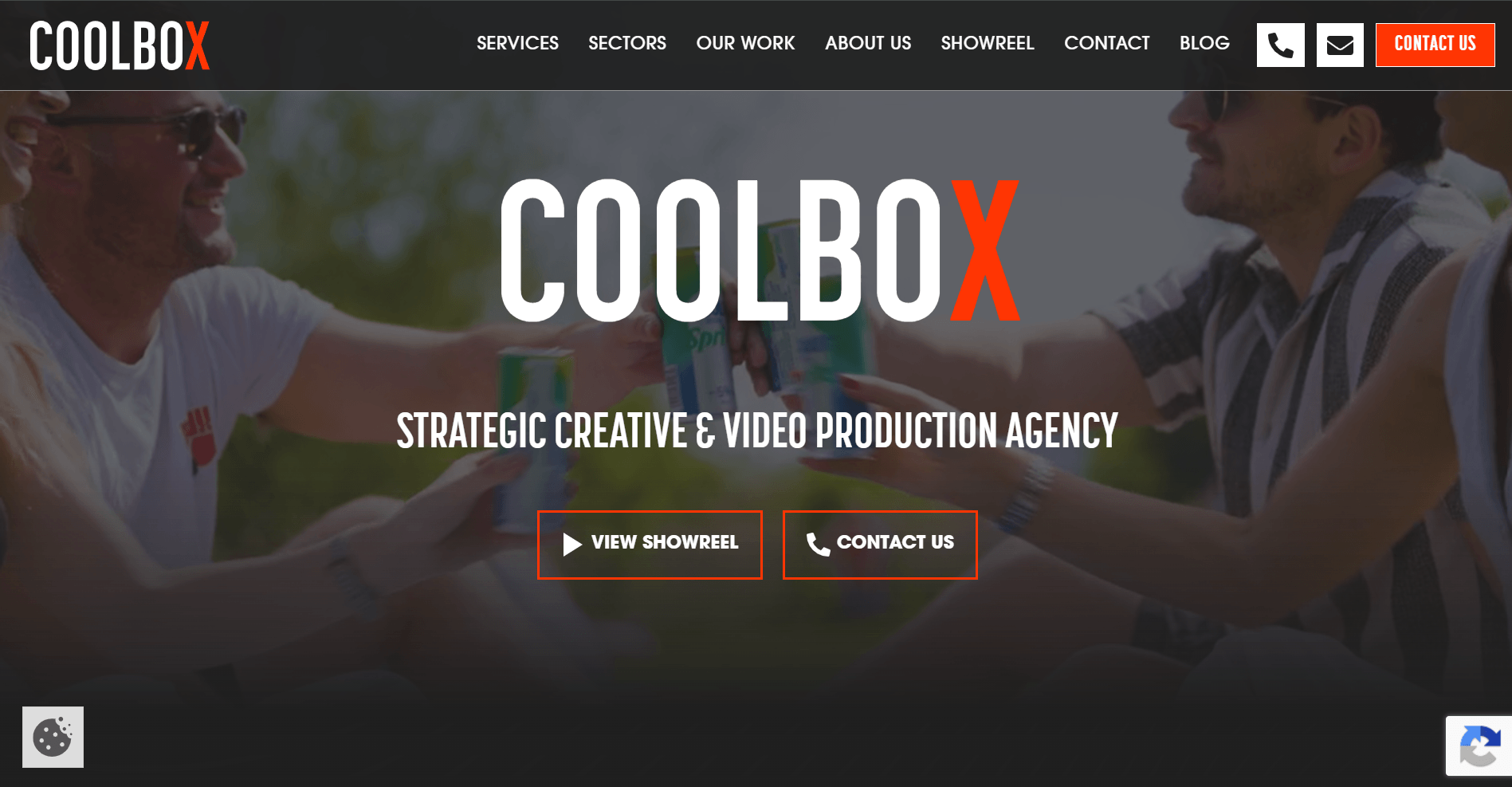 CoolBox Films desktop view