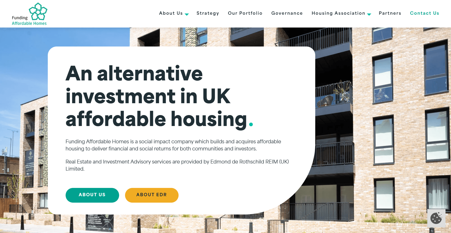 Funding Affordable Homes desktop view
