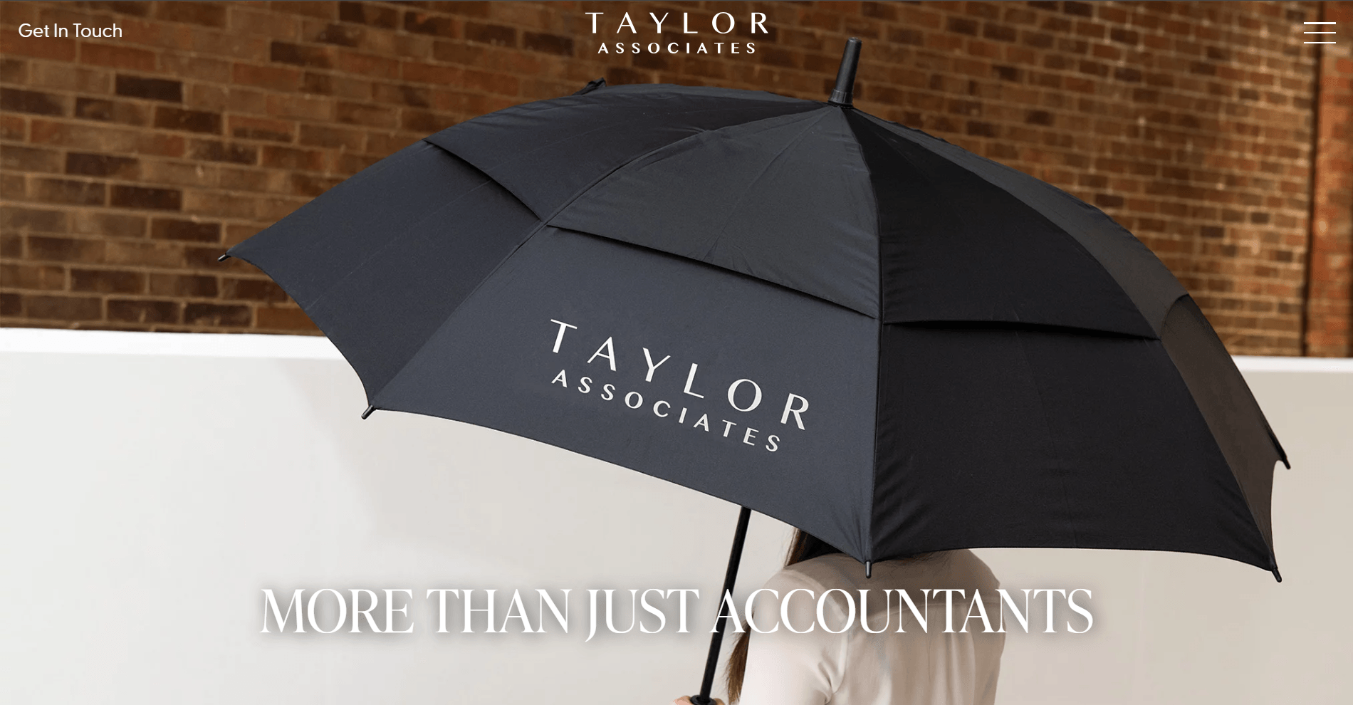 Taylor Associates desktop view