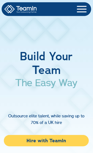 TeamIn mobile view