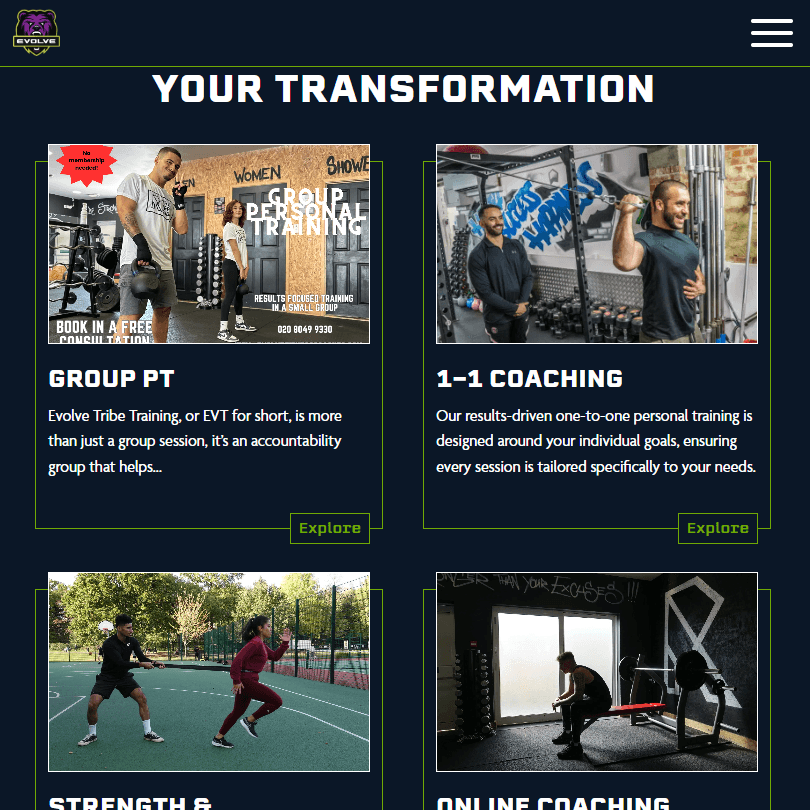 Evolve Fitness