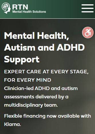 RTN Mental Health mobile view
