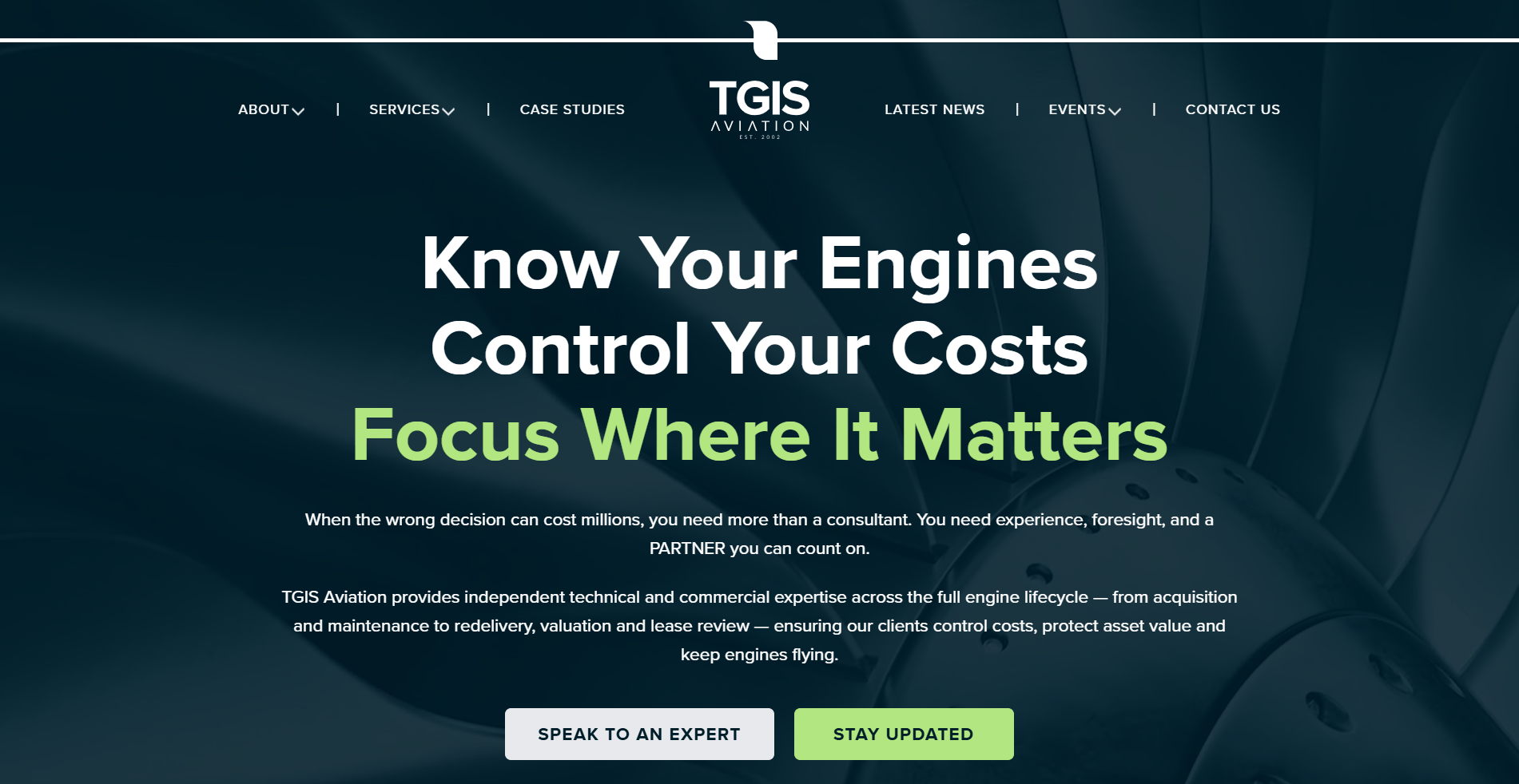 TGIS desktop view