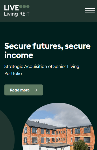 Living REIT mobile view