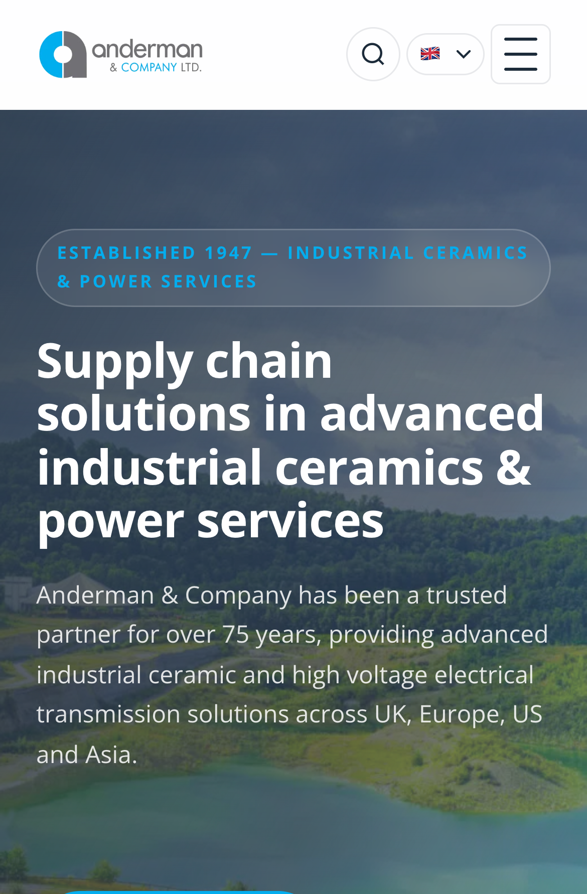 Anderman & Company mobile view